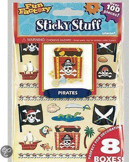 Stickers Piraten 100x Bol