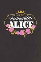 I'm The Favorite Alice