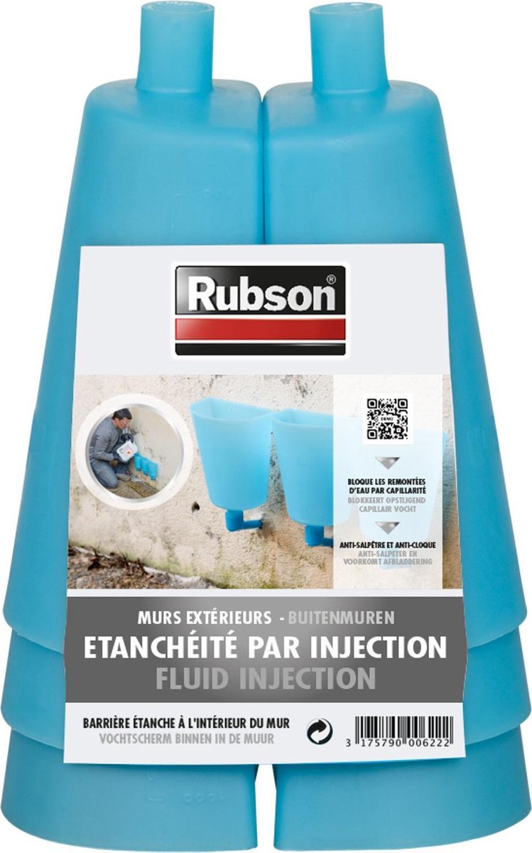 Rubson humidité Rubson Injection Damp Resistance - 6 pcs