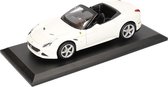 Modelauto Ferrari California T cabrio wit 1:18 - speelgoed auto schaalmodel