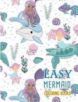 Mermaid Coloring Books Easy