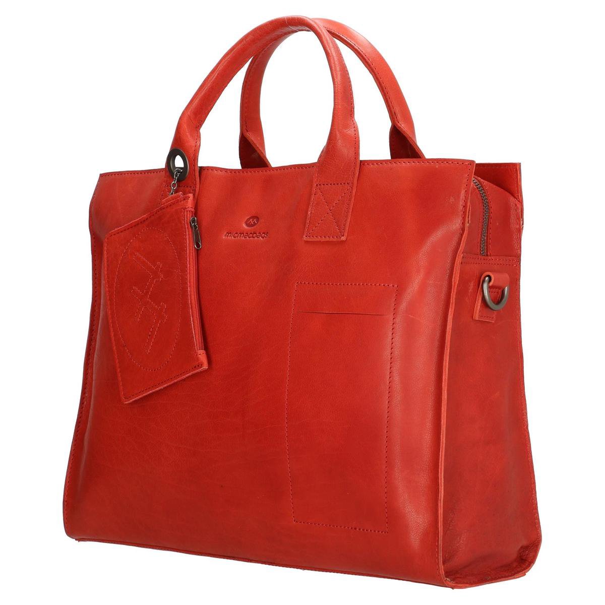 Micmacbags Golden Gate laptoptas/business tas rood