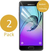 2x Screenprotector voor Samsung Galaxy A5 (2016) - Glas PET Folie Screenprotector Transparant 0.2mm 9H (Full Screen Protector)