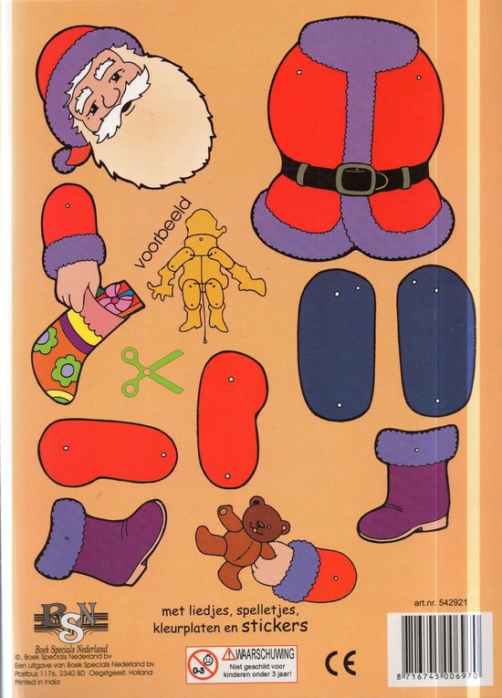 Verhaak Kerst Sticker- En Kleurboek A4