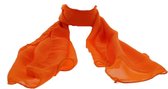 Zac's Alter Ego Sjaal Plain orange chiffon Oranje