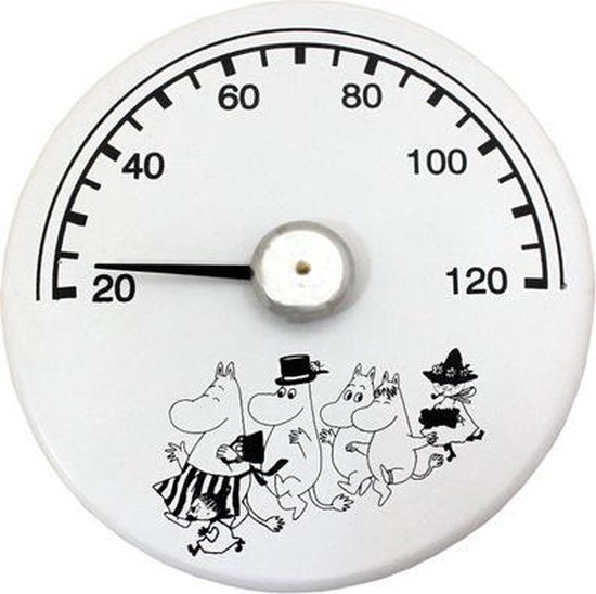 Emendo - Moomin Sauna Thermometer  - Wit