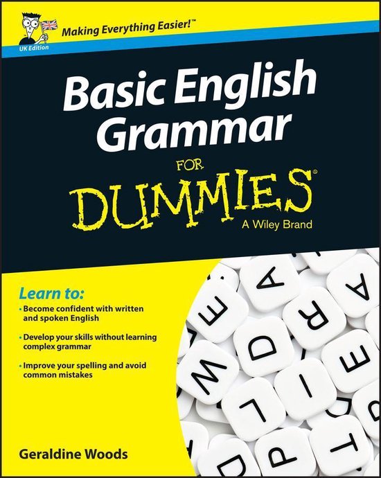 Basic English Grammar For Dummies, UK Edition - cover