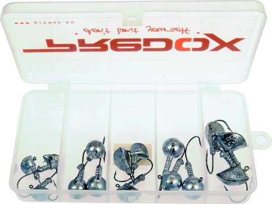 Foto: Predox jig head assoriment box 15 stuks jigkop