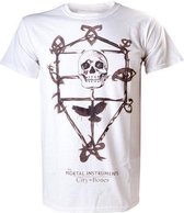 The Mortal Instruments - White. Skull Shirt - XL