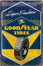 Wandbord - Good Year Tires - 20x30cm
