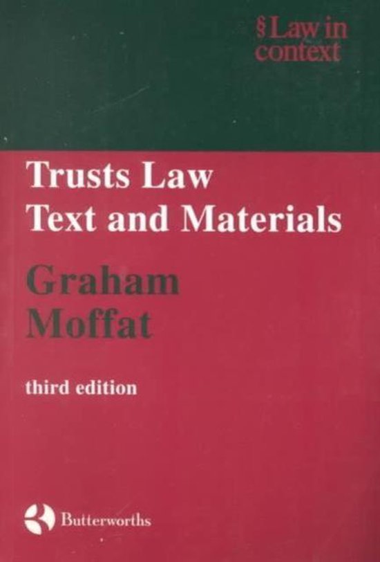Trusts Law - cover