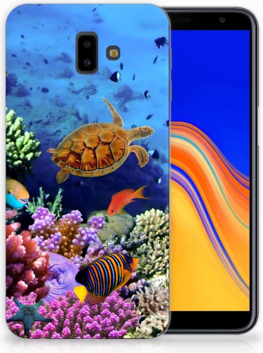 Samsung Galaxy J6 Plus (2018) TPU Hoesje Vissen