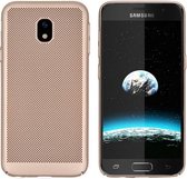 Hoesje Holes / Hard Plastic / Hardcase / Anti Fingerprint / Cover / Case voor Samsung Galaxy J5 (2017) Goud