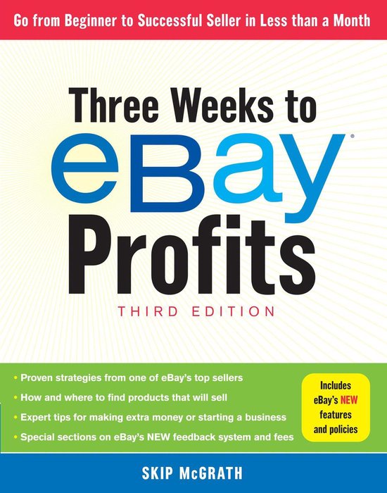 Three Weeks to eBay® Profits, Third Edition - cover
