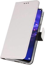 Booktype Telefoonhoesjes - Bookcase Hoesje - Wallet Case -  Geschikt voor Huawei Mate 20 Lite - Wit