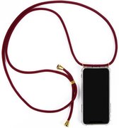 Fat Notch telefoonhoesje met koord - iPhone Xs - Rood