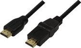 HDMI-Kabel LogiLink Ethernet A - A St/St 1.80m zw