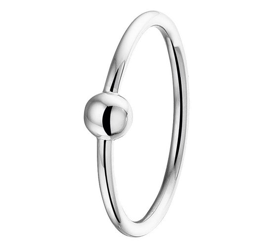 The Fashion Jewelry Collection Bague Sphère - Argent