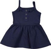 Dirkje Jurk Blauw met knoopjes - Maat 110