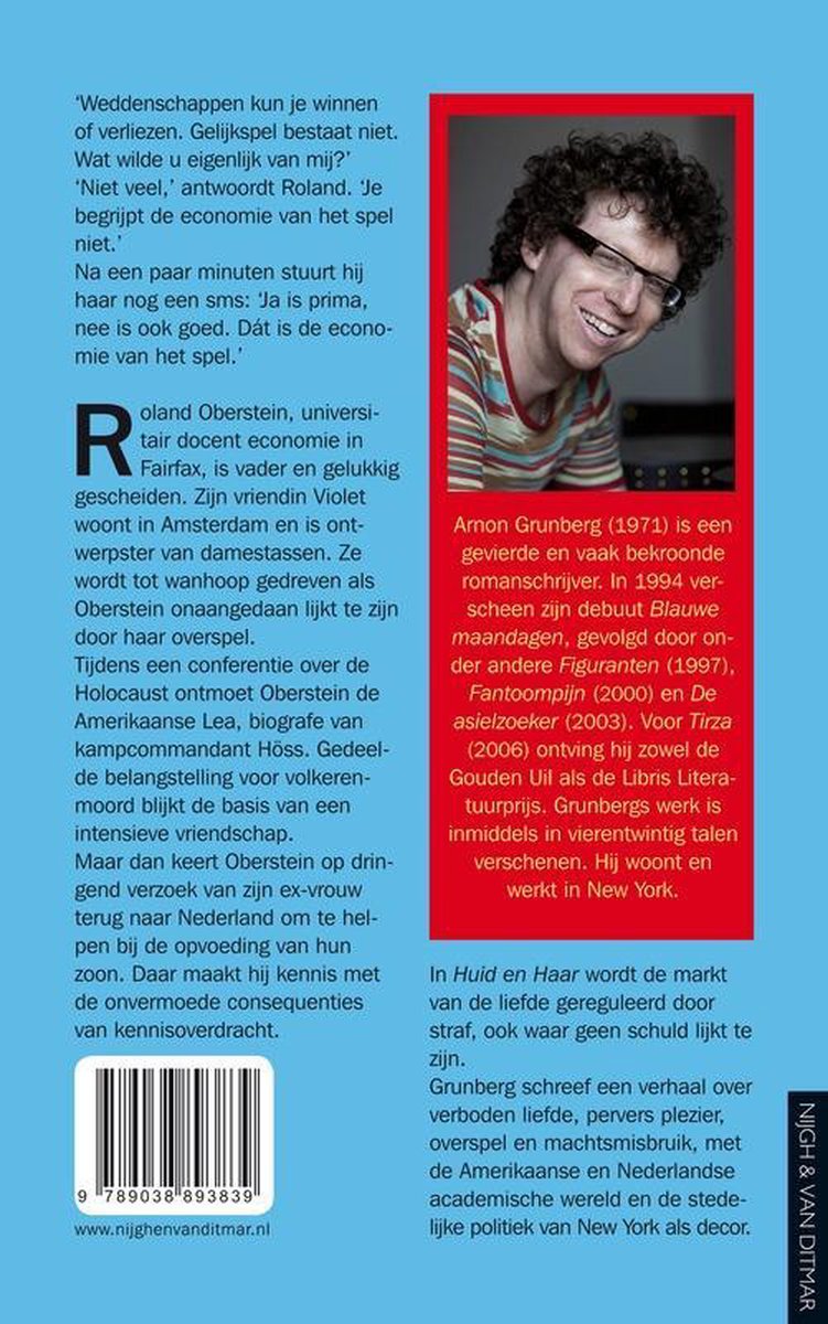 Huid en haar - back cover