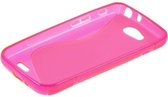 LG L90 Silicone Case s-style hoesje Roze