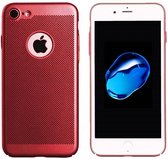 Hoesje Backcover Case Holes voor Apple iPhone 8 Plus/7 Plus Rood