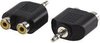 Newtronics.nl 2x RCA/Tulp naar 3.5mm Jack Adapter