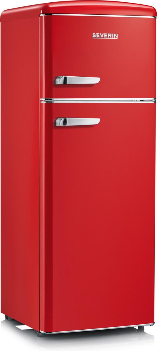 Severin RKG 8930 - Koel- en vriescombinatie - Rood