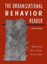 The Organisational Behaviour Reader