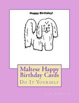 Maltese Happy Birthday Cards