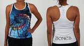 Bones Sportswear Dames Tanktop Peacock maat M