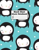 Blank Sheet Music Notebook