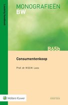 Boek cover Monografieen BW B65b -   Consumentenkoop van M.B.M. Loos (Paperback)