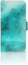 Huawei P20 Pro Bookcase Hoesje Painting Blue