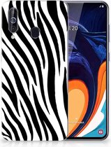Geschikt voor Samsung Galaxy A60 Leuk Hoesje Zebra