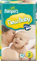 Pampers New Baby - Luiers Maat 2 - Voordeelpak 62st