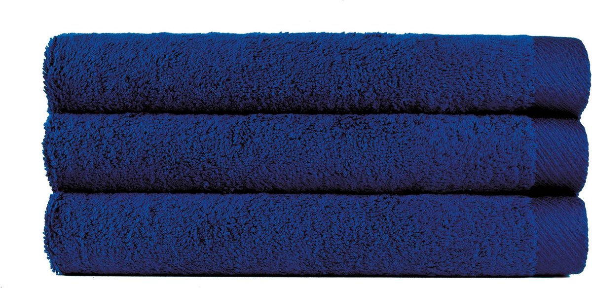 6 handdoeken 50x90 cm uni alpha 400 gr/m2 donkerblauw marine col 2094