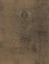 Monogram  F  Grid Sketchbook