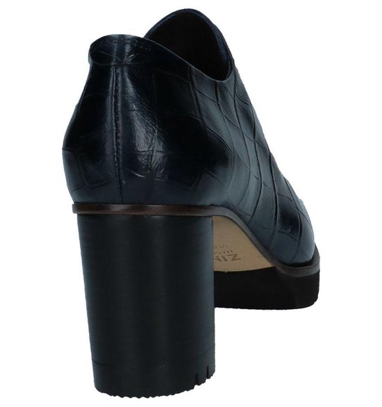 Donkerblauwe Enkelpumps Zinda met Blokhak | bol.com