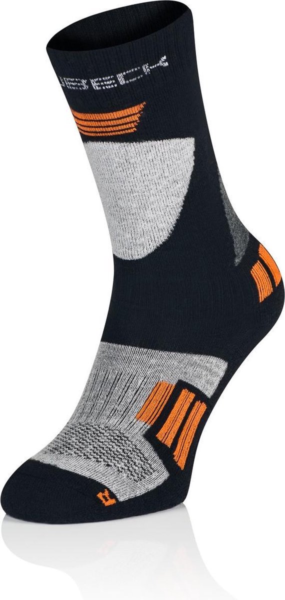 Brubeck Kinder Skisokken met Merino Wol Junior Ski Force 33-35 Oranje