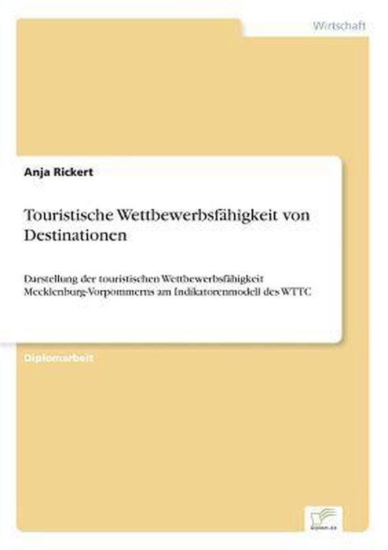 Touristische Wettbewerbsfähigkeit von Destinationen - cover