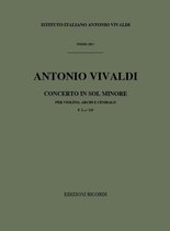Concerti Per Vl., Archi E B.C.: In Sol Min. Rv 331