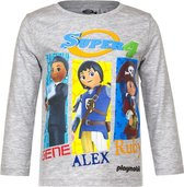 Longsleeve Playmobil Grijs - maat 98