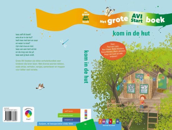 Grote AVI-boeken - Kom in de hut - cover