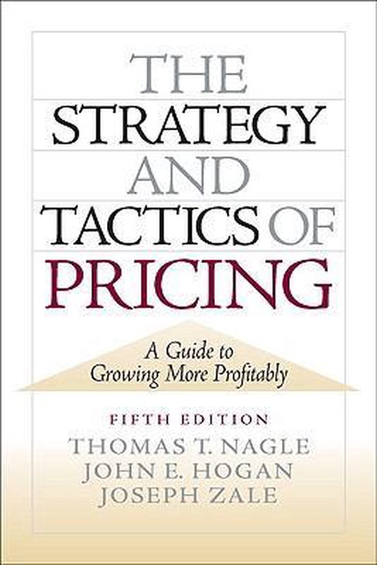 The Strategy and Tactics of Pricing - cover
