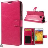 Cyclone wallet case hoesje Samsung Galaxy Note 3 Neo N7505 roze