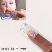 2 Stuks Baby vinger tandenborstel