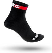 GripGrab - Classic Regular Cut Sokken 1 Paar Zomerfietssokken - Zwart - Unisex - Maat L