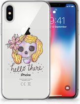 TPU Hoesje Geschikt voor iPhoneXs | X Boho Skull