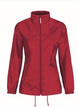 Vêtements de pluie pour femmes - Coupe-vent / imperméable Sirocco en rouge - adultes S (36) rouge